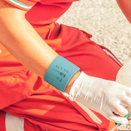 IPPINKA Green Wearable Silicone Memo Wrist Band and Exclusive Pen Set