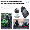 Unbranded Motorcycle Helmet Headset with 1080P WIFi Camera Bluetooth Call