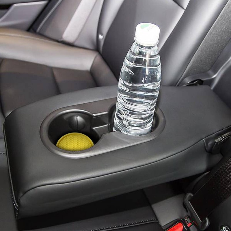 4 Pack Car Cup Holder Coaster, 2.75 Inch Diameter Non-Slip