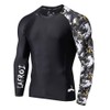 LAFROI Men's Long Sleeve UPF 50+ Baselayer Skins Performance Fit