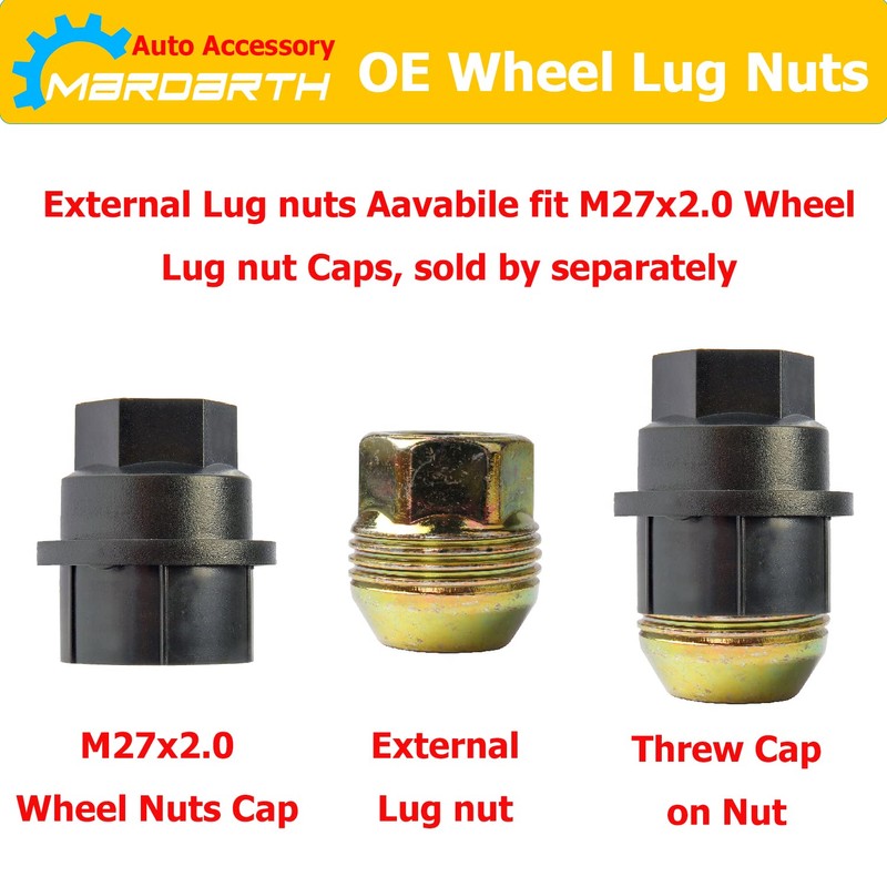 Set of 32, 9/16 OEM Factory Wheel Lug Nuts Replacement