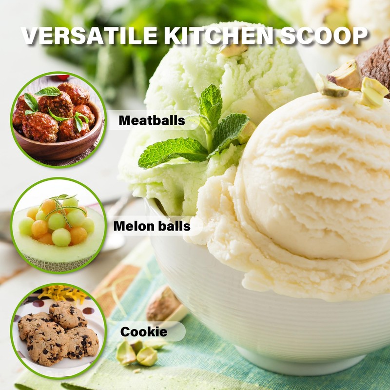 TJ POP Extra Small Cookie Scoop, 1 Tsp Cookie Scoop,