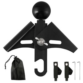 NOCNEX Two-way Parts, Bifurcated Pole, Angle Adjustable, Aluminum Alloy, Pole Fixing Belt, Two-part Parts, One-Pole Tent, Two-Pole Tent, Lantern Hole, Easy, Lightweight, Storage Bag Included