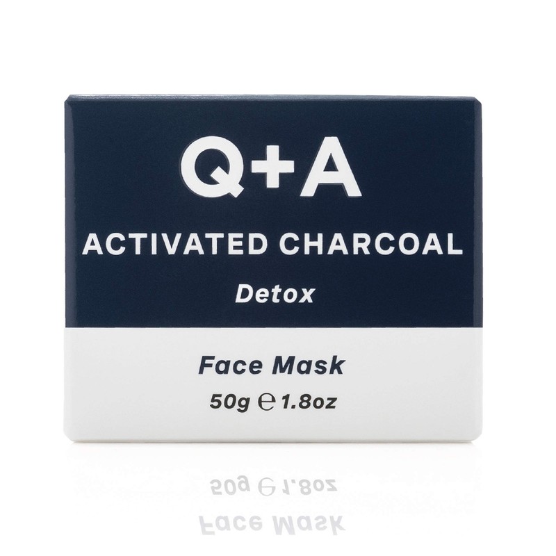 Q+A Activated Charcoal Mask. A detoxifying Charcoal cosmetic mask to