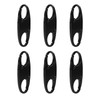 6 PCS Zipper Clip Theft Deterrents, Double Pull Replacements, Backpack