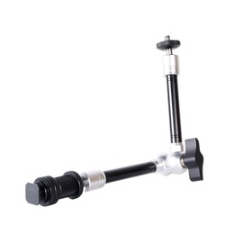 Camera Articulating Arm 11inch Silver Aluminium Alloy Photography Accessory for Shooting
