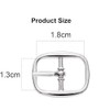 Ruikcoll Belt Buckle Metal Roller Buckles for Strap Band Purse