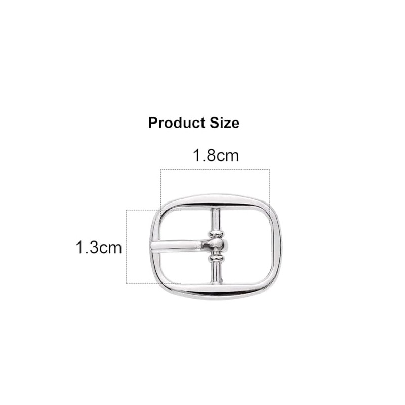 Ruikcoll Belt Buckle Metal Roller Buckles for Strap Band Purse