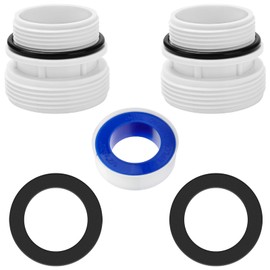 PalpitateC 4560 Pool Hose Conversion Kit Compatible with Intex Pool Filter Pump Hose Adapter fit for Intex Pool 40mm to 1 1/2 Inch Conversion Kit - White