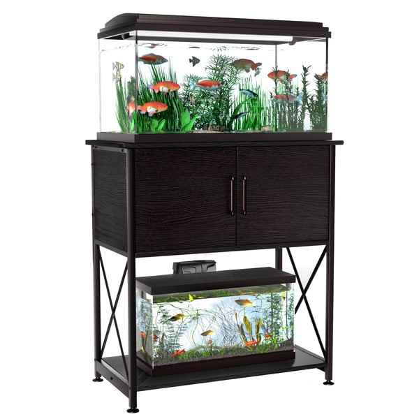 Herture 20-29 Gallon Aquarium Stand Metal Frame Fish Tank Stand