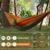 Glymnis Camping Hammock for 2 Person Nylon Lightweight Portable Double