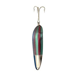 Lucky Strike Bait Works Rainbow Spoon Fishing Lure for Lake Trout, Pike, and Salmon, Designed in Canada (3.5)