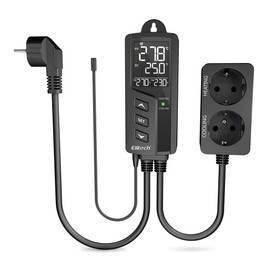 Elitech Digital Temperature Controller 220 V for Greenhouse Reptiles Terrarium