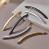 L&lonpa 10 Pack Matte Gold Cabinet Handles-5 inch/128mm Screw Spacing