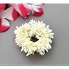 Artificial Mogra White Gajra Hair Accessories Gajra Rubber Band For