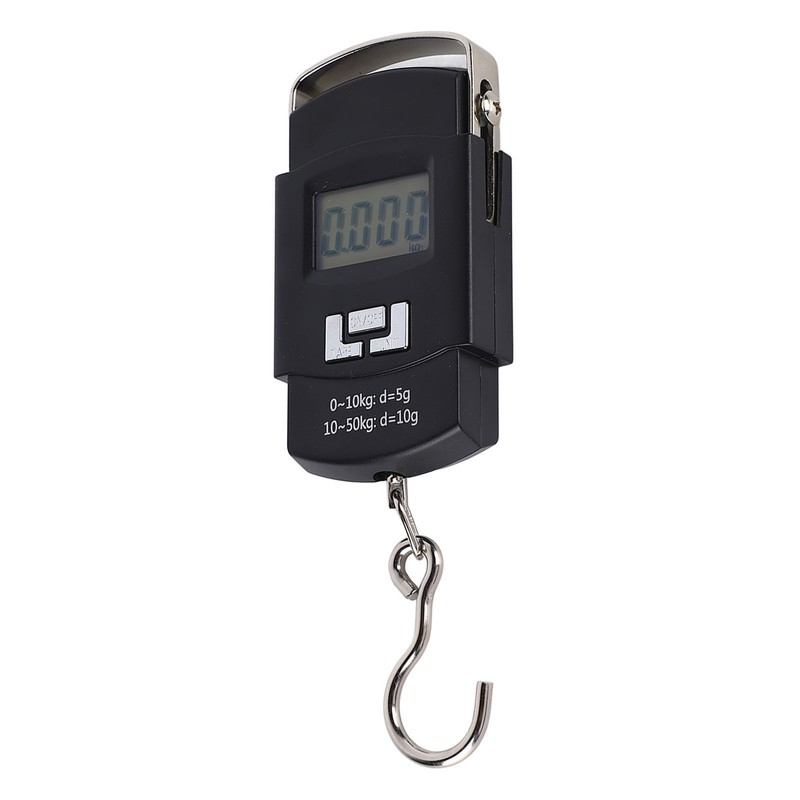 Hanging Hook Scale LCD Display 50kg Portable Digital Fish Scale