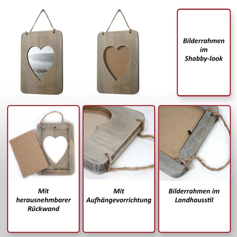 Set of 5 Picture Frames Catfish Wooden Frame Wall Frame