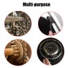 3 Pcs Wire Brush Set with 2 Cleaning Scraper Stainless