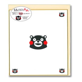 Shinokoma KM-301 Shikishi Kumamon Square Face Up, Pack of 1