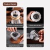 Coffee Filter Press Tool for V60 Cone Dripper Gray
