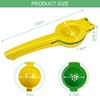 Lixiluxia Lemon Squeezer Hand Press Juicer, Manual Citrus Juicer, Aluminium