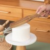 1Pc Ergonomic Long Handle Spatula Wear Resistant Kitchen Flat Spurtle