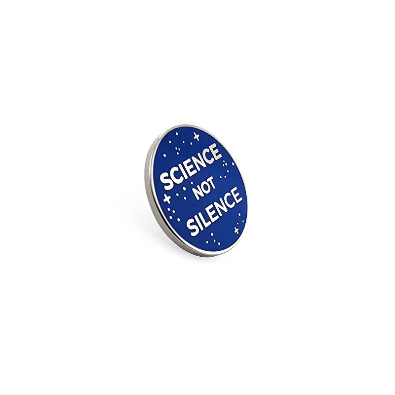 Pinsanity Science Not Silence Enamel Lapel Pin