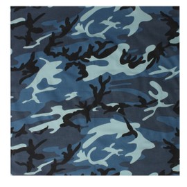 Rothco Camo Bandana - Standard - 22" x 22", Sky Blue Camo