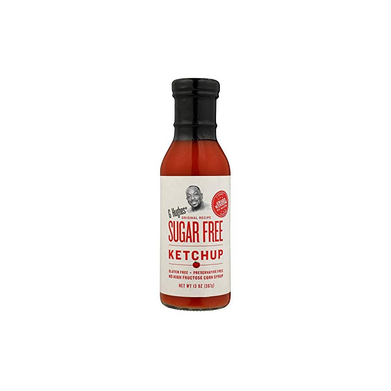 G Hughes Ketchup, Sugar Free, Gluten Free, 13 Ounce (Pack