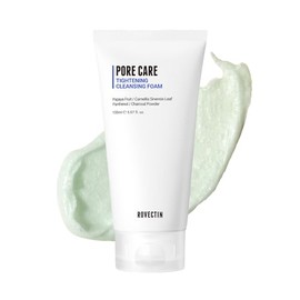 ROVECTIN- Espuma limpiadora que cierra los poros  Papaya verde, glicerina, polvo de carbón, AHABHAPHA para refinar los poros                          