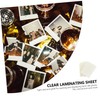 Operitacx 3-Pack Photo Laminating Film 300pcs Waterproof Plastic Protective Sheets