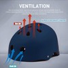 Tourdarson Skateboard Helmet Impact Resistance Ventilation for Youth & Adult