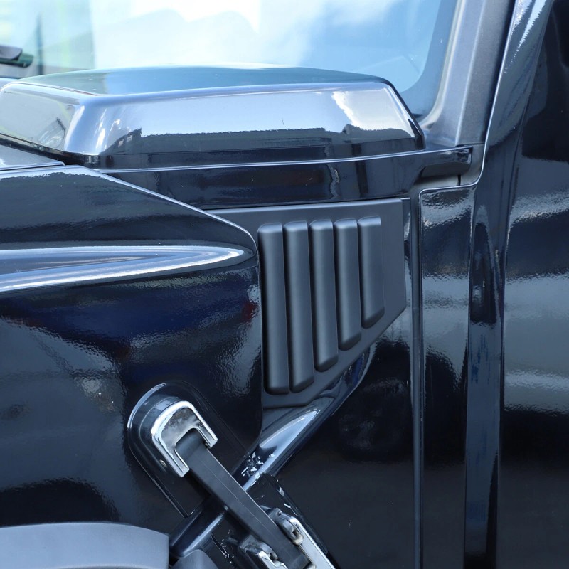 MODY 2x Matt Black Fender Vent Trim Side Cover For