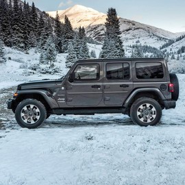 Dawn Enterprises FE-WRANGLER-4DR Finished End Body Side Molding Compatible with Jeep Wrangler, Gladiator - Black (X8/DX8/RXN/601)