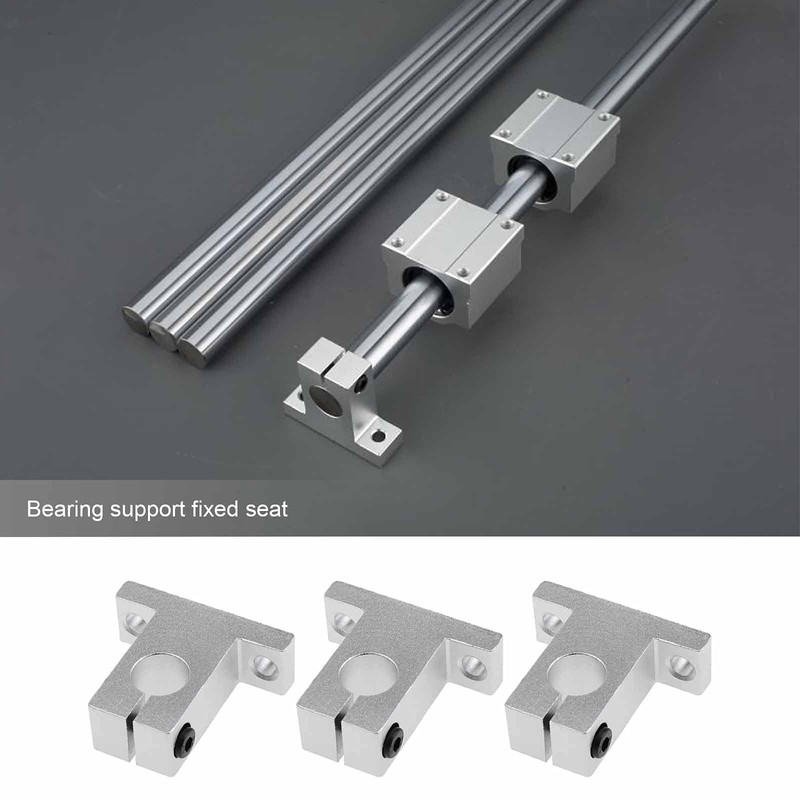 eMagTech 4pcs SK20 Linear Shaft Support Bracket Mount 20mm CNC