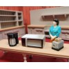 1:24 scale (half scale) Kitchen Appliances. Microwave, Coffee pot, toaster