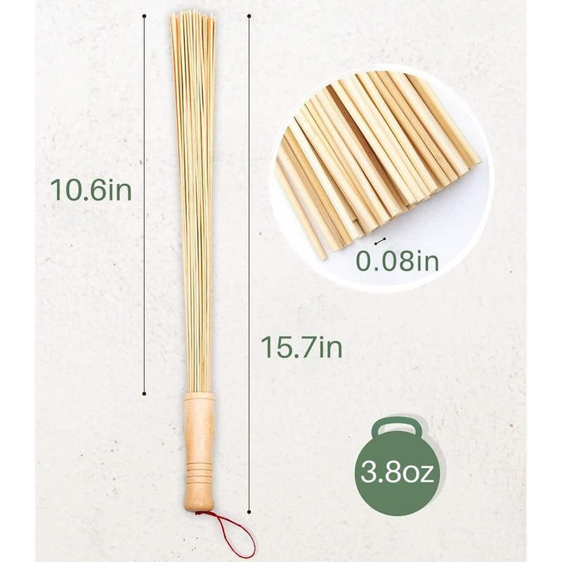 Massage Bamboo Broom for Sauna and Banya - Relaxing Massage