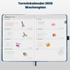 Calendar 2026 – Weekly Planner from Jan to Dec. 2026,