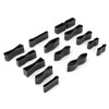 15Pcs Leather Cutting Dies Set, Hole Hollow Cutter Tool Metal