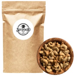 SIVIFOOD Cashewkerne geröstet und gesalzen 500g - große salzige Jumbo Cashewnüsse in Premium Qualität - leckere knackige Cashew Kerne Nüsse Cashews vegan Snack proteinreich gesund