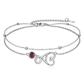 VONALA Nurse Stethoscope Bracelet Sterling Silver Stethoscope Link Chain Layered Bracelet Nurse Doctor Jewelry Graduation Gifts for Women Medical Student