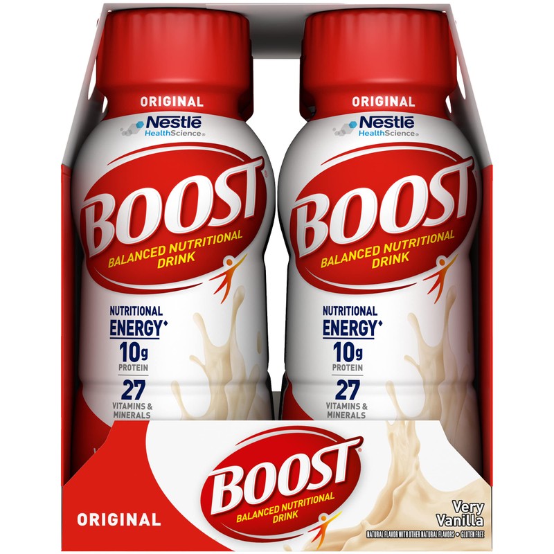 Boost Original Complete Nutritional Drink, Vanilla Delight (6 count (Pack