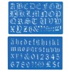 Major Brushes Artist Old English Style Alphabet 30mm Writing &