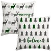 Artmag Christmas Pillow Covers 18x18 inch Set of 2, Farmhouse