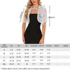 MINTLIMIT Lace Bolero Cardigan Women's Open Front Cardigan Short Sleeve