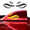 ReplaceMyParts Shark Teeth Antenna Fin Vinyl Overlay Decal Sticker Compatible
