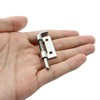 ZRM&E 4pcs 304 Stainless Steel Flat Pin Hinge Spring Latch