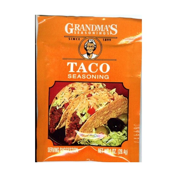 Grandma's TACO Seasoning-12 Packets, 1 oz