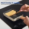 LISOS Ceramic Coating Square Japanese Tamagoyaki Omelette Small Skillet, Non-stick
