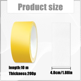 TEAONE Double Sided Carpet Tape, 2” x 10 Yards Multi-Purpose Rug Tape for Walls, Tiles, Hardwood Floors